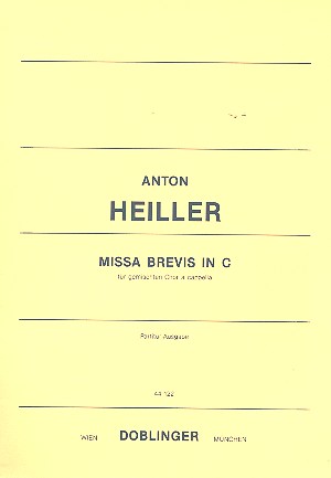 Missa Brevis C-Dur für gem Chor