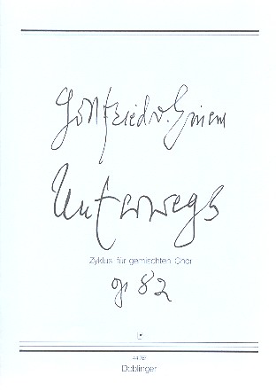 Unterwegs für gem Chor a cappella