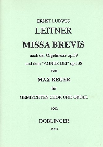 Missa Brevis nach Max Regers