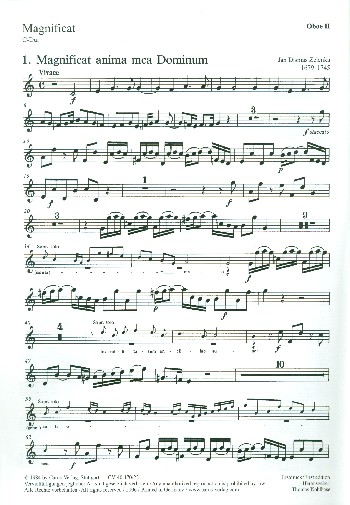 Magnificat C-Dur für Sopran, gem Chor