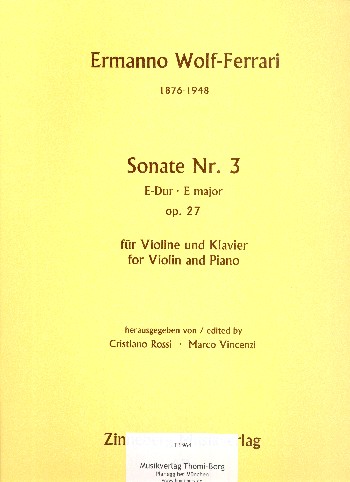 Sonate E-Dur Nr.3 op.27