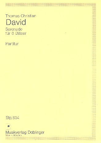Serenade für 2 Oboen, 2 Klarinetten,