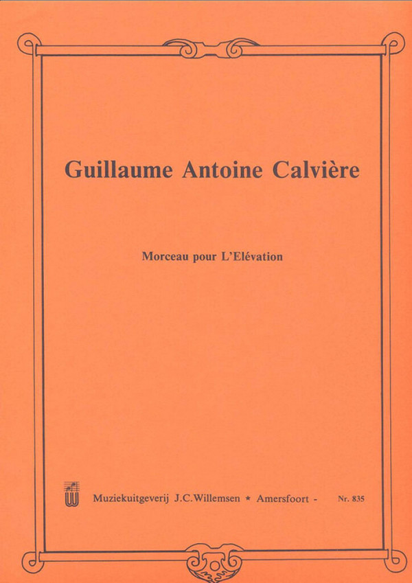 Morceau pour l'elevation