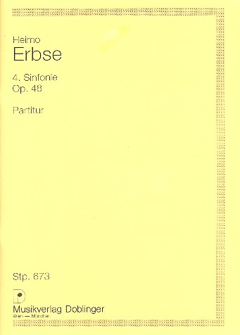 Sinfonie Nr.4 op.48 für Orchester