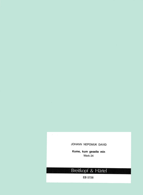 Kume kum geselle min Werk 24