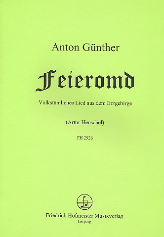 Feieromd für Gesang und Klavier