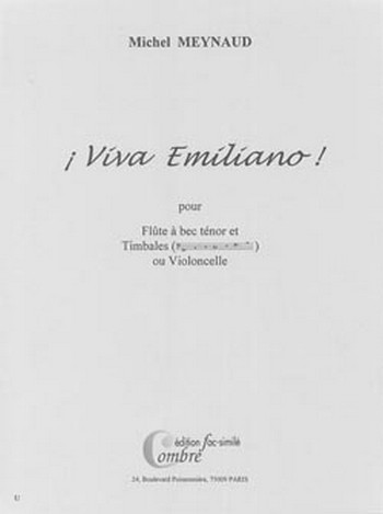 Viva Emiliano pour flute a bec