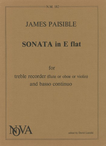 Sonata e flat major for treble