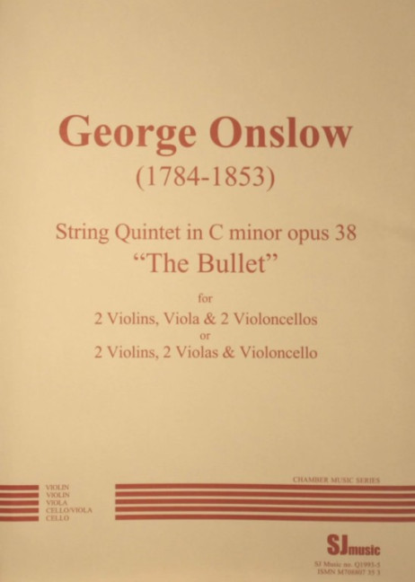 String quintet in c Minor op.38 'The Bullet'