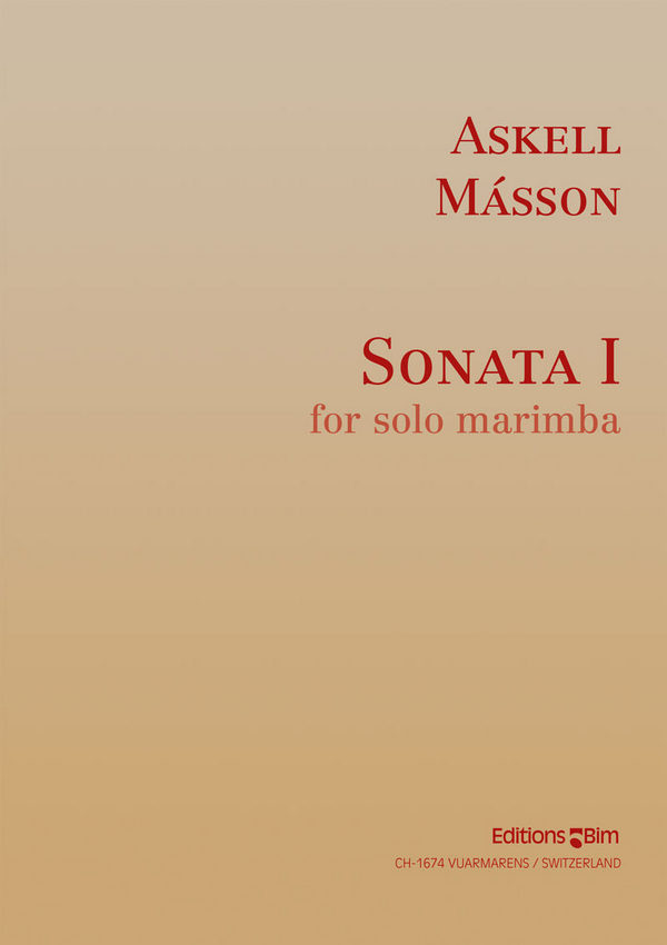 Sonata 1 for solo marimba