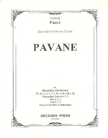 Pavane for recorder
