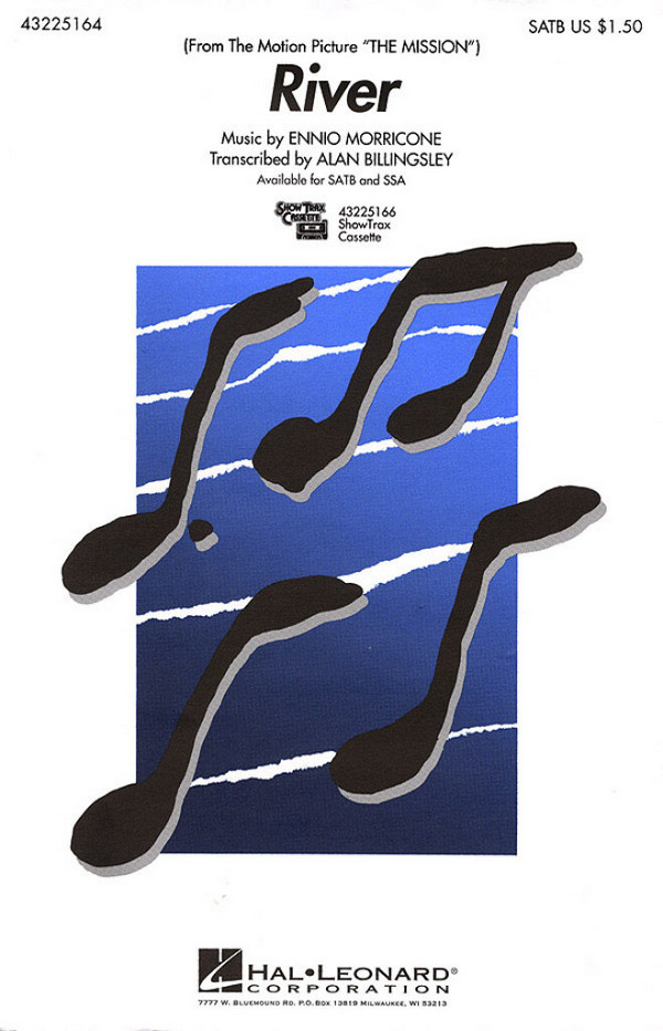 River for mixed chorus, piano and