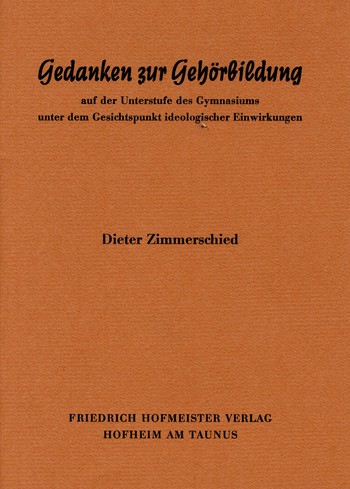 Gedanken zur Gehörbildung auf der Unterstufe