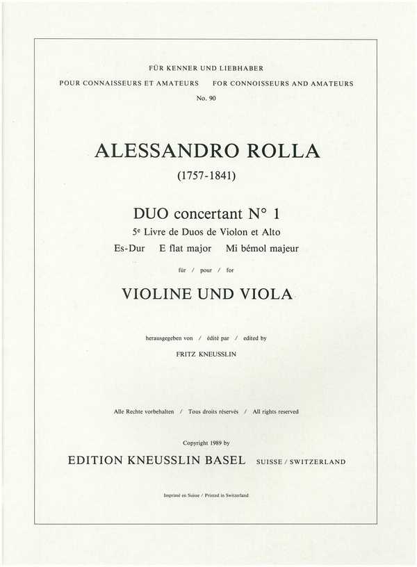 Duo concertant Nr.1 Es-Dur