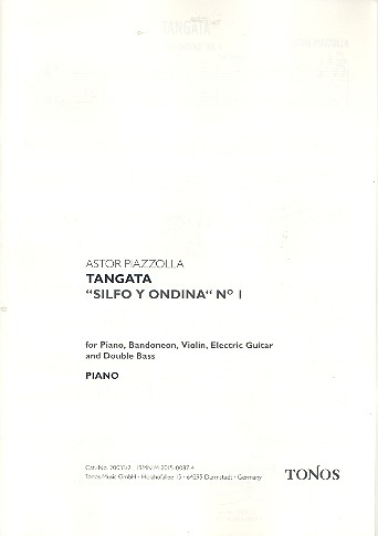 Tangata Nr.1 aus Silfo y Ondina für Klavier,