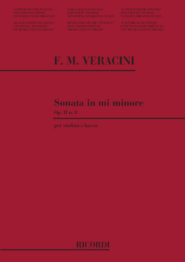 Sonata mi minore op.2,8