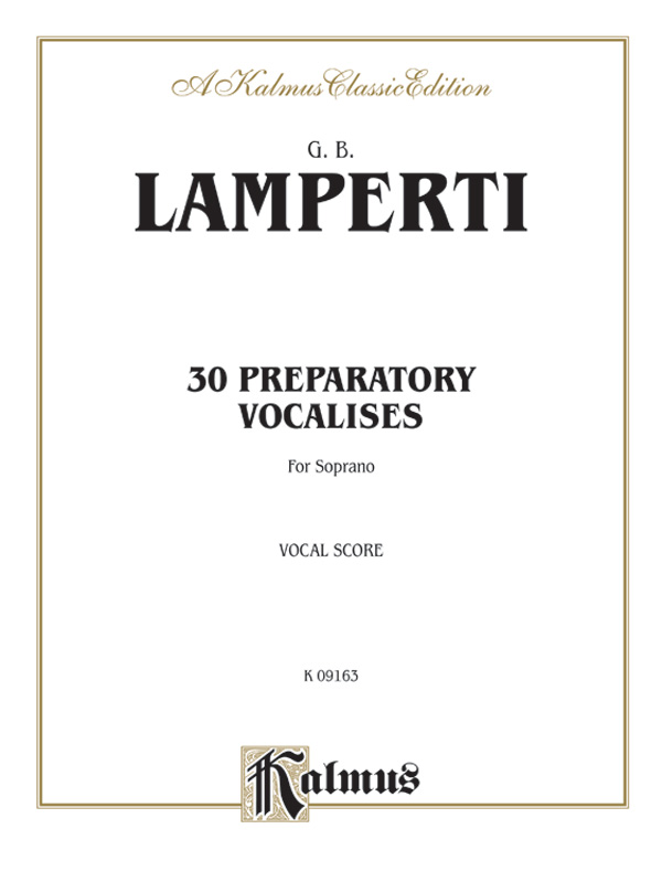 30 preparatory vocalises for