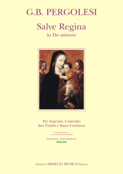 Salve Regina do minore a due voci