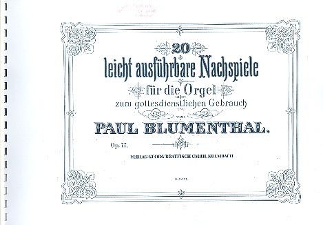 20 leicht ausführbare Nachspiele für