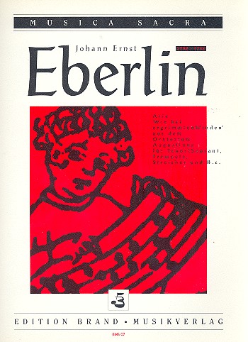 Wie bei ergrimmten Winden Arie für Tenor oder Sopran,