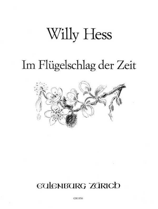 Im Flügelschlag der Zeit op.85 5 Gesänge