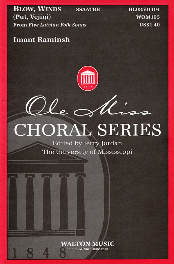 Blow winds for soprano solo and mixed chorus