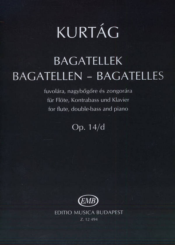 Bagatellen op.14/d für Flöte, Kontrabass