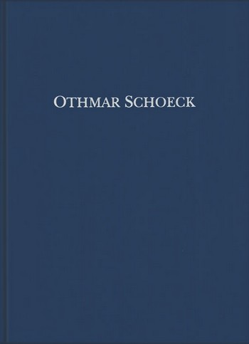 Othmar Schoeck sämtliche Werke Serie III Band 16