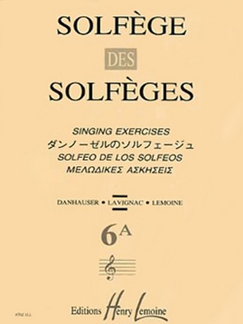 Solfege des Solfeges vol.6a