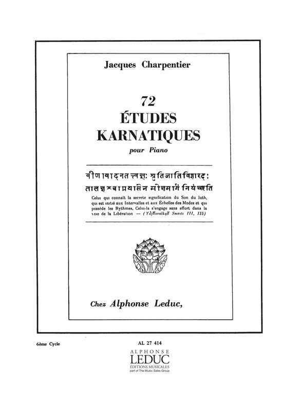 72 etudes karnatiques vol.6