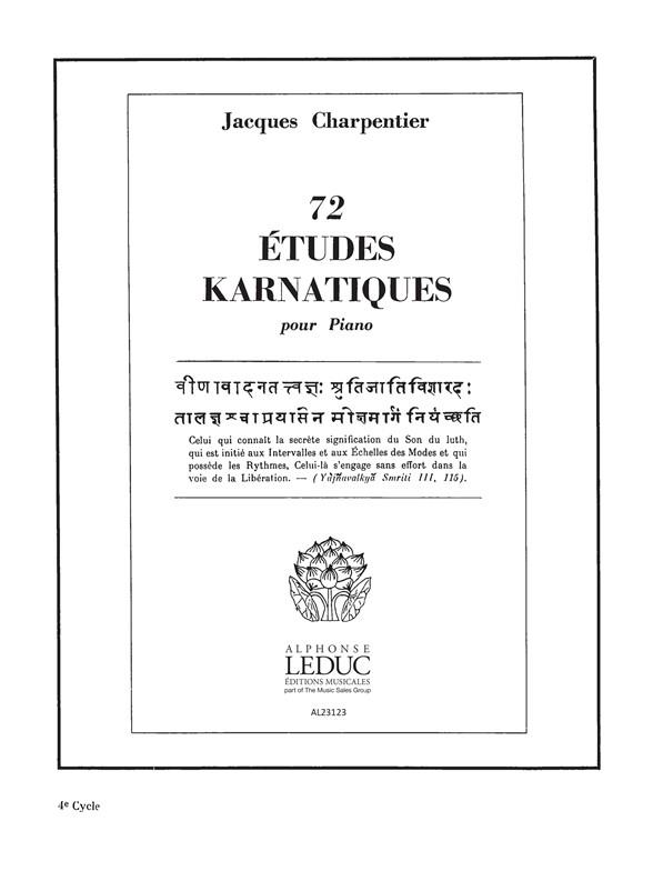 72 etudes karnatiques vol.4