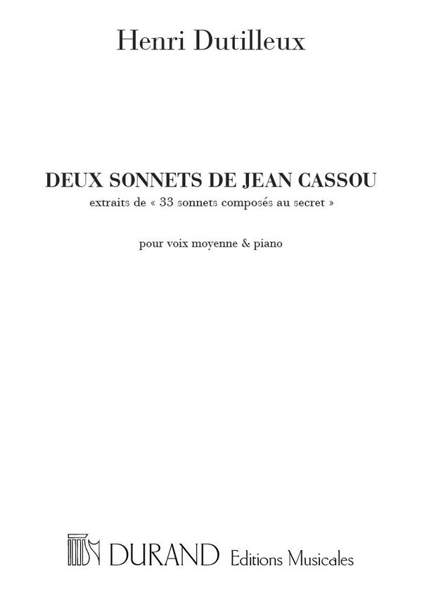 2 sonnets de Jean