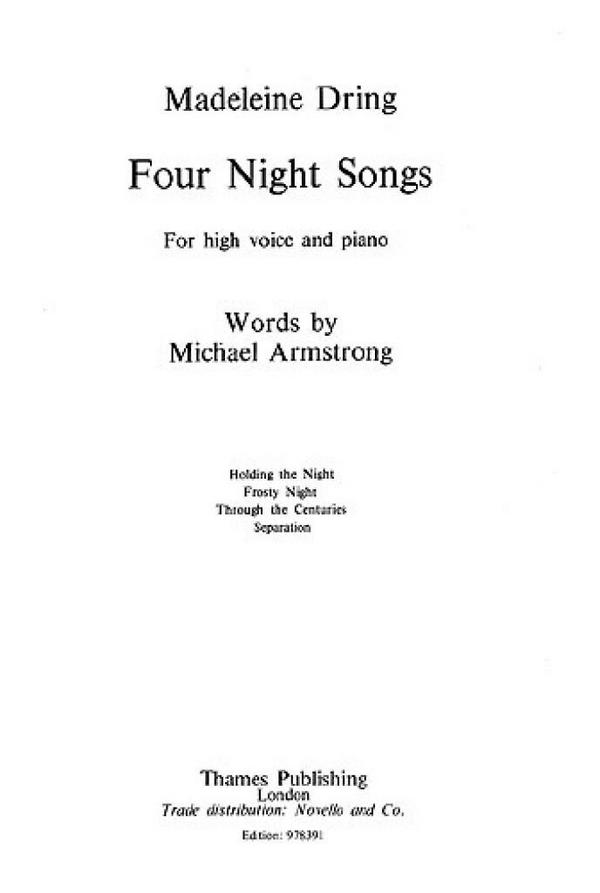 4 night songs for high