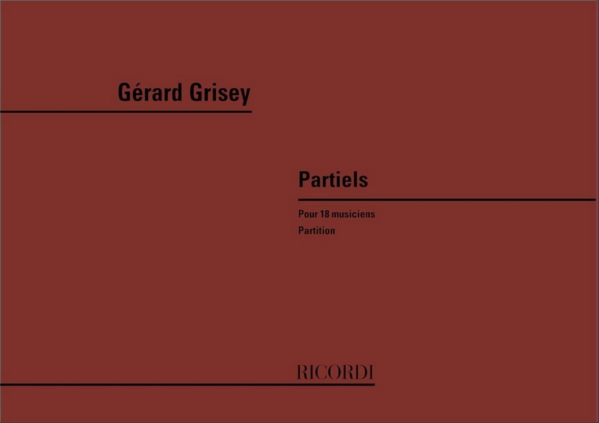 Partiels pour 18 musiciens
