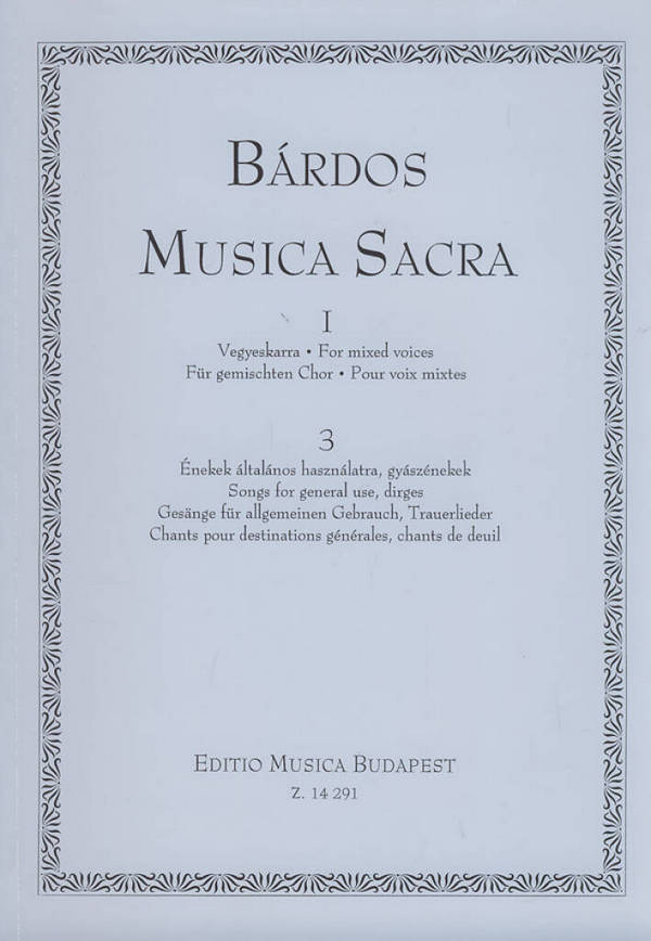 Musica Sacra Serie 1 Band 3 Gesänge für