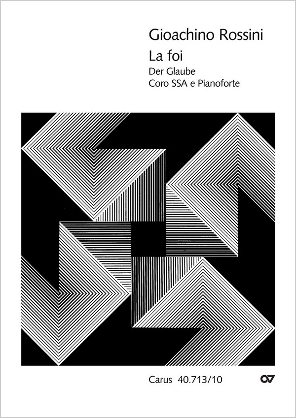 La foi - Der Glaube für Frauenchor (SSA) und Klavier