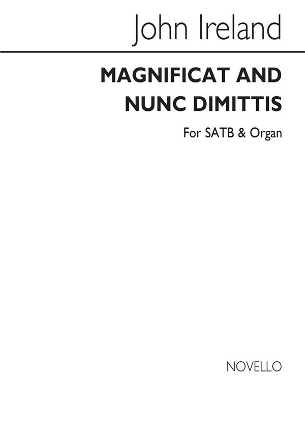 Magnificat and Nunc dimittis f major