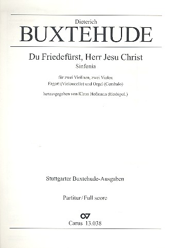 Du Friedefürst Herr Jesu Christ