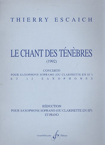 Le chant des ténèbres concerto