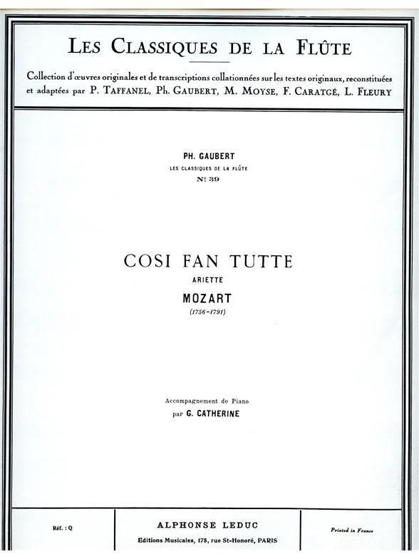 Ariette du Cosi fan tutte