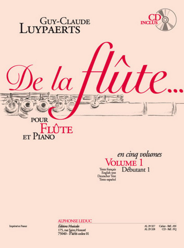De la flute vol.1 (+CD)