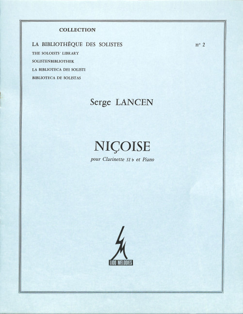 Nicoise pour clarinette en sib