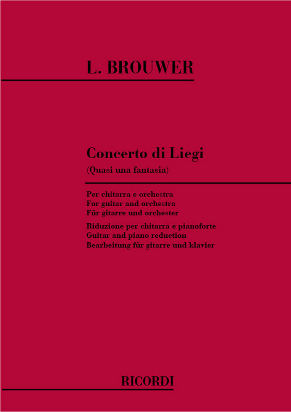 Concerto di Liegi für Gitarre und