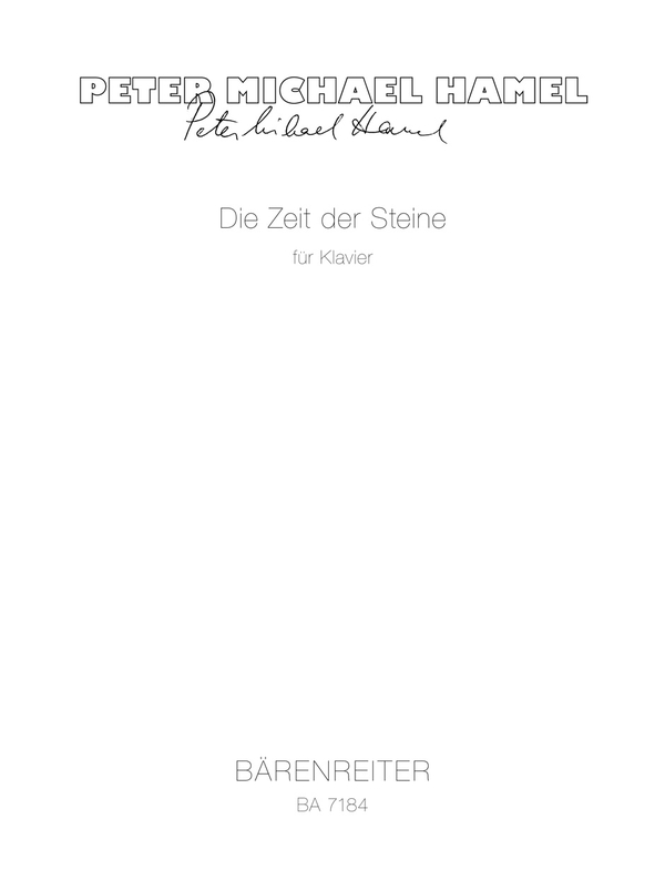 Die Zeit der Steine