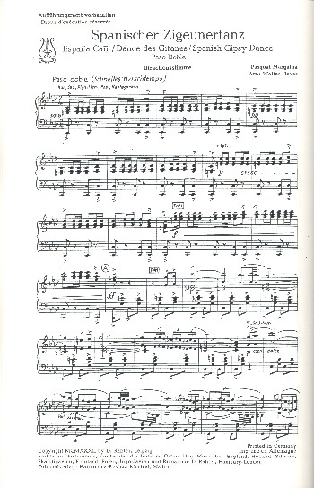 Spanischer Zigeunertanz   und   Brasilianer-Galopp