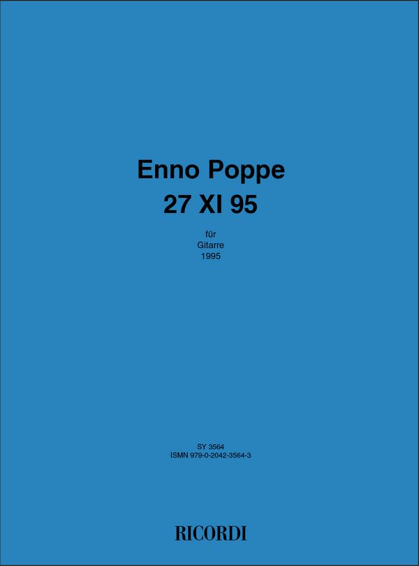 27 XI 95 für Gitarre