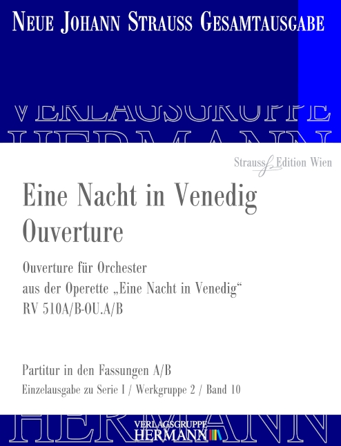 Eine Nacht in Venedig Ouverture RV510A/B-1 für Orchester