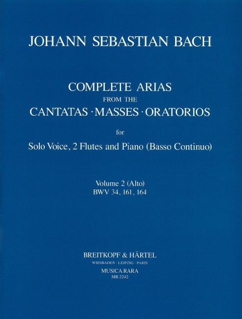 Complete Arias from the Cantatas, Masses and Oratorios vol.2 (alto)