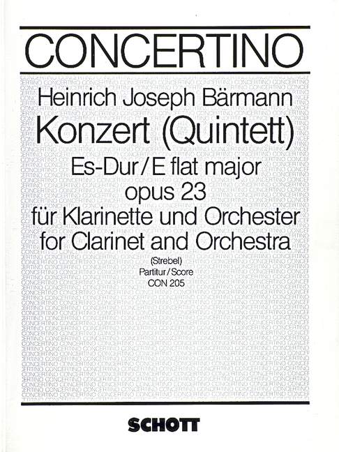 Konzert Es-Dur op.23