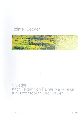 3 Lieder für Mezzosopran und Klavier